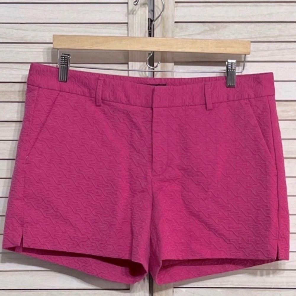 NWOT Banana Republic Jacquard Fuchsia Shorts Size 12 PRICE FIRM